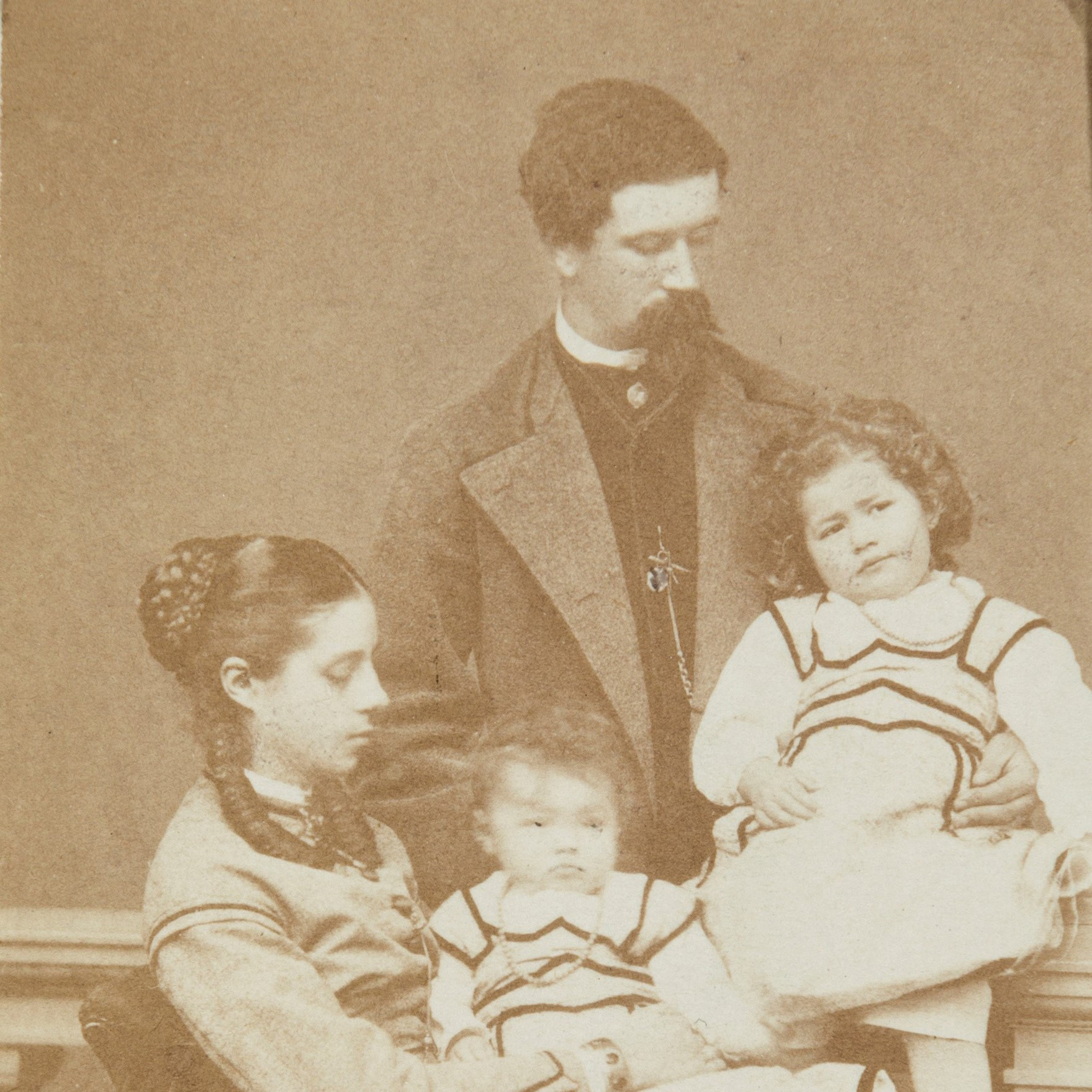 Familjeporträtt på familjen von Hallwyl.