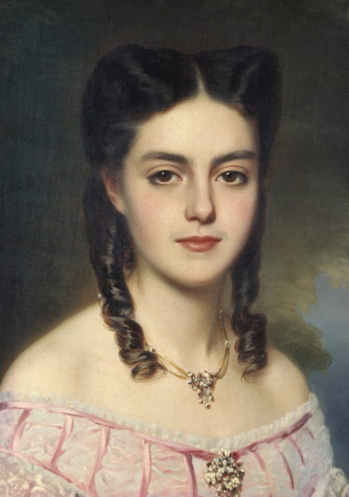 Portrait of a young Wilhelimna von Hallwyl.