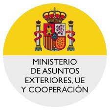Logotype for the Embassy of Spain in Sweden.