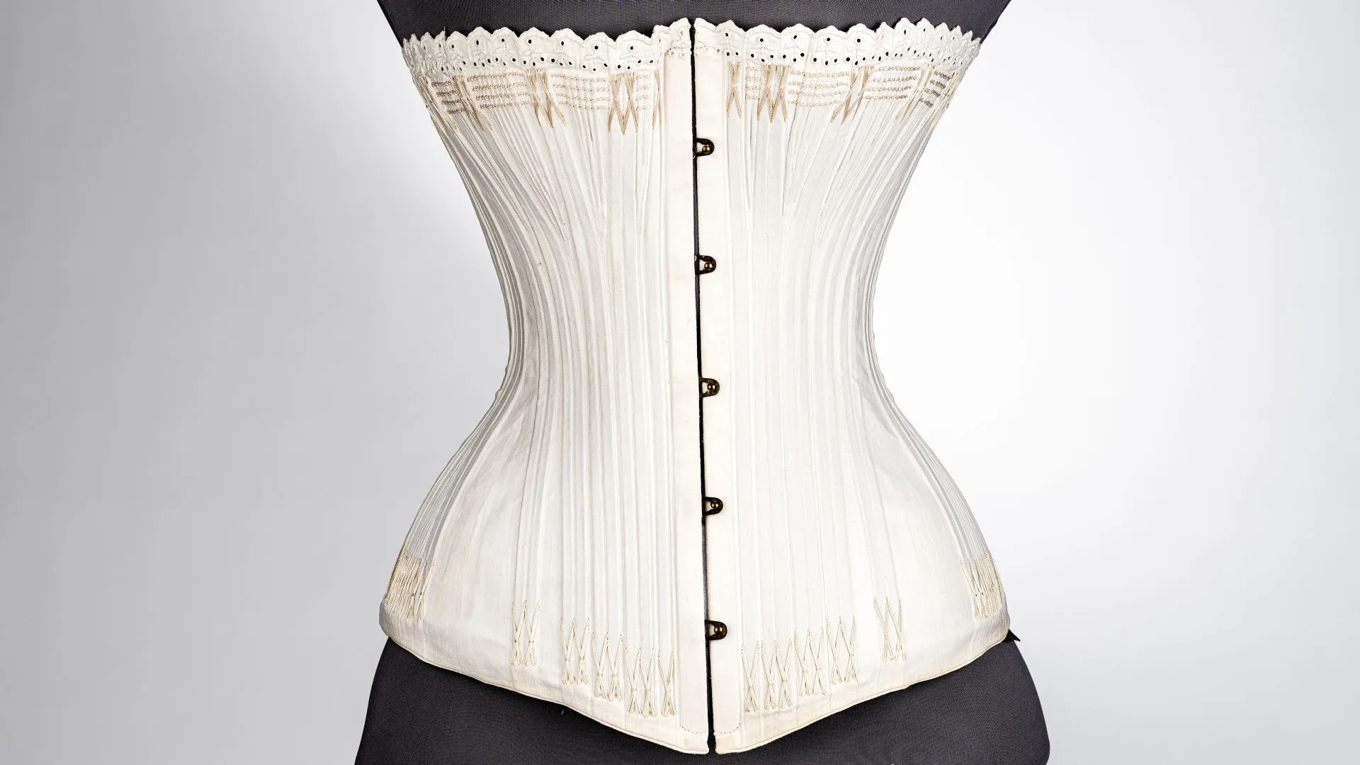 A white corset.
